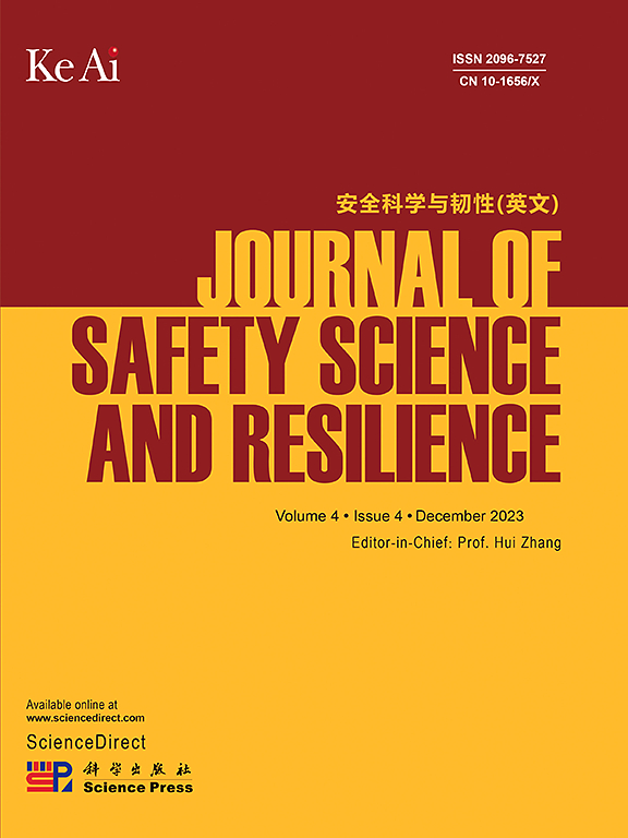 Go to journal home page - Journal of Safety Science and Resilience